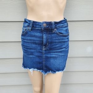 AMERICAN EAGLE | Hi-Rise Mini Ne(x)t Level Stretch Jean Skirt